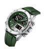 iShopping - Naviforce Dual Time Edition Watch For Men - Green (NF-9221-6)