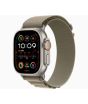 iShopping - Apple Watch Ultra 2 49mm Titanium Case With Alpine Loop-Olive-GPS