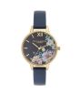 iShopping - Olivia Burton Enchanted Garden Women's Watch Navy Blue (OB16EG113)