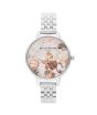 iShopping - Olivia Burton Marble Floral Women's Watch Silver (OB16CS31)