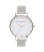 iShopping - Olivia Burton White Dial Women's Watch Silver (OB16BD97)
