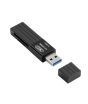 iShopping - OX USB 3.0 Dual Slot SD Card Reader - Black (DK05B)