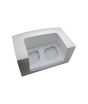 iShopping - Packaging One 2 Cupcakes Box Inner Cavity (Pack Of 5)