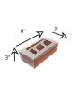 iShopping - Packzypk Box For 3 Mini Cupcake 6.5x2.5x3