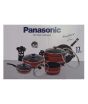 iShopping - Non Stick Cookware Set Maroon - 17 Pcs (0050)