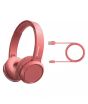 iShopping - Philips Wireless Bluetooth Over Ear Headphones Red (TAH4205RD/00)