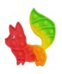 iShopping - Planet X Pop Bubble Fidget Rainbow Squirrel Silicone Toy (PX-11119)