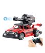 iShopping - Planet X RC Rechargeable Ball Shooter Car Toy - Red (PX-11957)