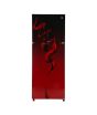 iShopping - PEL Freezer-on-Top Curved Glass Door Refrigerator 11 Cu Ft - Maroon Blaze (PRCGD 6350)