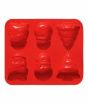 iShopping - Premier Home 6 Christmas Theme Cake Mould Red (0805135)