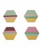 iShopping - Premier Home Mimo Miami Stripe Coasters
