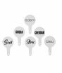 iShopping - Premier Home Pun & Games Cheese Markers (Set of 6)