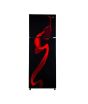 iShopping - PEL Freezer-on-Top Glass Door Refrigerator 11 Cu Ft - Red Blaze (PRGD 6350)