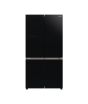 iShopping - Hitachi 4 Door French Bottom Freezer Refrigerator 20 Cu Ft Glass Black (R-WB640VF)