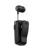 iShopping - Faster R12 Pro Retractable Bluetooth Headset Clip-On Earbuds Hands-Free With Microphone