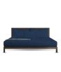 iShopping - Rainbow Linen Bed Sheet Set Twin Size Dark Blue (Pack Of 3)