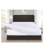 iShopping - Rainbow Linen Jersey Fitted Bed Sheet King Size White (RHP225)