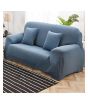 iShopping - Rainbow Linen Jersey Sofa Cover 4 Seater Light Blue