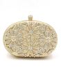 iShopping - Rangoon Flower Fancy Clutch For Women Golden