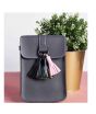 iShopping - Rangoon Tassels Mobile Bag For Women Grey