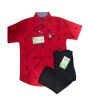 iShopping - RG shop Kids Pants Shirt for Boy-Red
