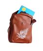 iShopping - Rangoon Leaf Mini Backpack For Women Brown