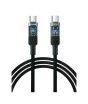 iShopping - Rofee 60W C Type to C PVC Smart & Fast Data Cable 1.2M Black (503-C)
