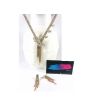iShopping - Vero by Sania Designer Rosalia Sparkling Zirconia Necklace Set (K-269)