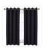 iShopping - Sajid Zaib Velvet Jacquard Curtains 2 Pcs Black