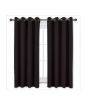 iShopping - Sajid Zaib Velvet Jacquard Curtains 2 Pcs Brown