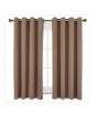 iShopping - Sajid Zaib Velvet Jacquard Curtains 2 Pcs Khaki