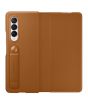 iShopping - Samsung Galaxy Z Fold3 5G Leather Flip Stand Cover Camel (EF-FF926LAEGUS)