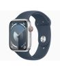 iShopping - Apple Watch Series 9 Silver Aluminum Case With Sport Band-GPS-45 mm-Storm Blue