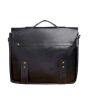 iShopping - Snug Austin 2.0 Double Studs Leather Laptop Bag Black