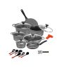 iShopping - Sonex Splender Plus Die Cast Cookware Gift Set - Black
