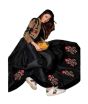 iShopping - Azhari Traders Embroidery Maxi With Separate Koti 2Pcs-Black