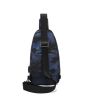 iShopping - Poso Casual Chest Bag For Men Army Blue (PS-326)