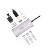 iShopping - WIWU Alpha 7 In 1 USB-C Hub Gray (Alpha 731HP)