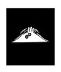 iShopping - Wish Hub Hiding Eye Monster Car Sticker White