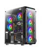 iShopping - Xigmatek Overtake Tempered Glass ARGB Super Tower Gaming Case Black