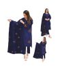 iShopping - ZamZam 3pc Flower Embroidery Dress For women