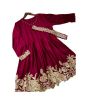 iShopping - ZamZam Embroided Silk Belt Frock (AC-64)