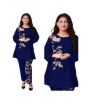 iShopping - ZamZam Embroidery Linen Suit For Women 2PC