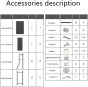 iShopping - AGM 3 Tier Bathroom Shelve White