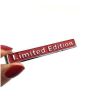 iShopping - M.Mart 3D Limited Edition Metal Chrome Car Sticker Red
