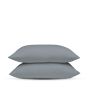 iShopping - Rainbow Linen Bed Sheet Set Twin Size Silver Grey (Pack Of 3)