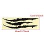 iShopping - M.Mart Reflective Monster Stripe Claw Applique Car Sticker White