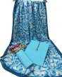 iShopping - Shah Kamal Fabrics Unstitched Suit For Women 3-Pcs-Light Blue
