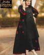 iShopping - Pista Collection 3pcs Sleeves Embroidered Gown-Black